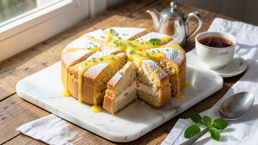 Almond Flour Tea Cake Recipe: Lightly Sweetened with Vanilla and Citrus Zest