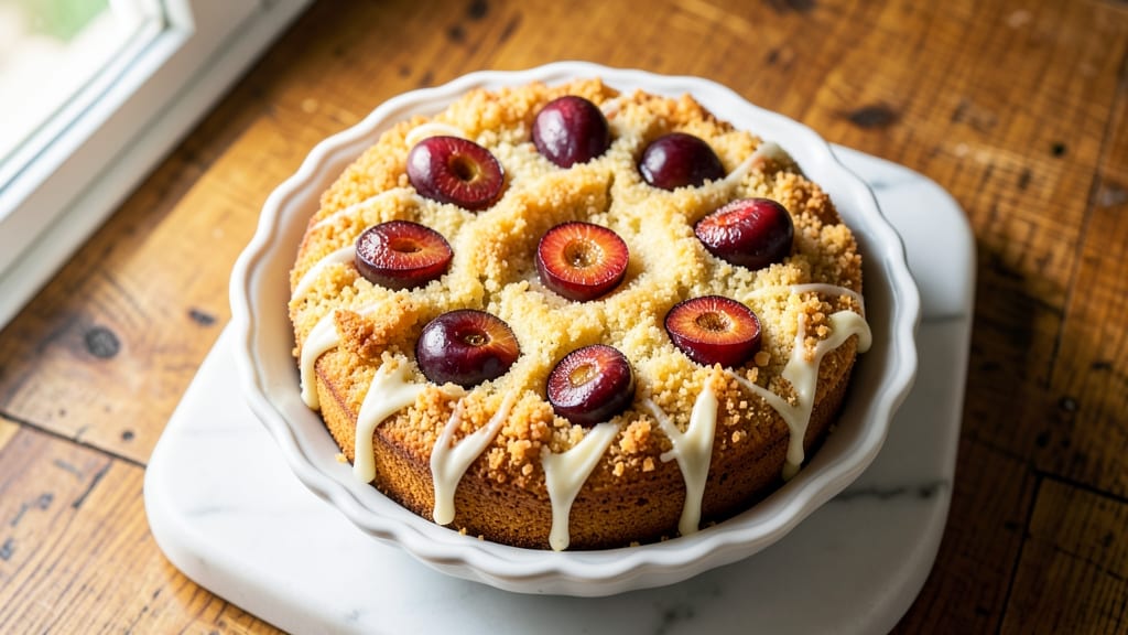 Almond Plum Cake Recipe: Nutty Depth Meets Juicy Plum Bursts