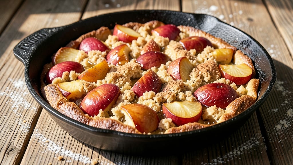 Apple Dump Cake Recipe With Canned Apples: Warm Spice Streusel Hugs Juicy Apple Filling