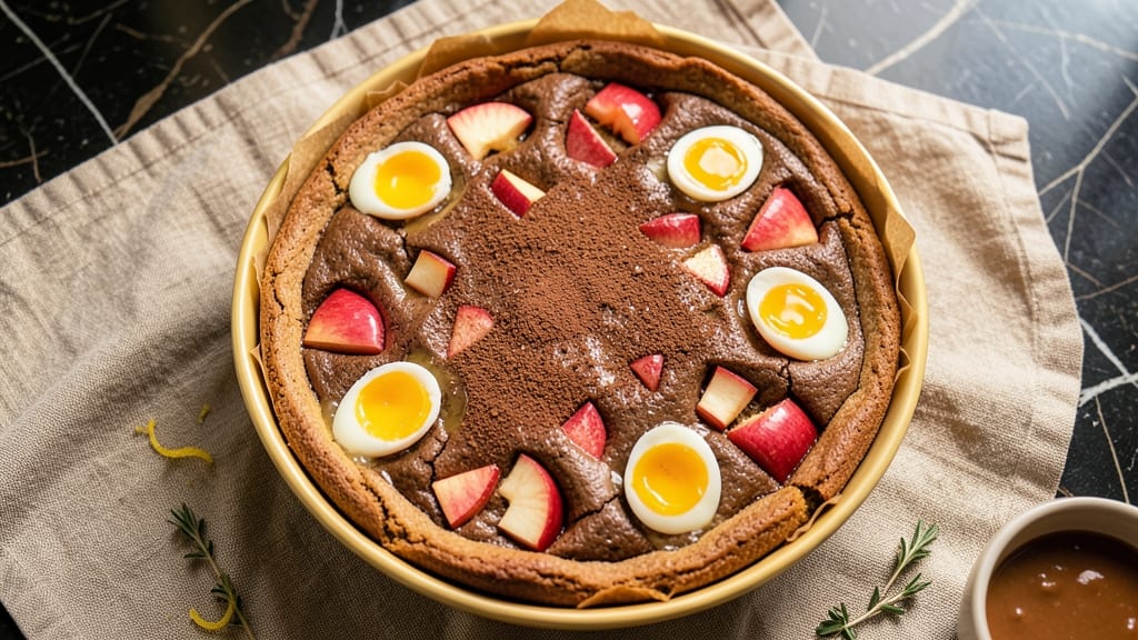 Apple Egg Cocoa Cake Recipe: Warm Spiced Layers With Moist Apple Filling