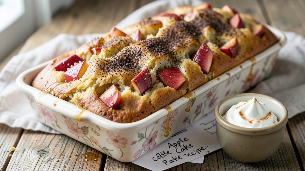 Apple Coffe Cake Recipe: Spiced Streusel Hugs Warm Apple-Coffee Layers