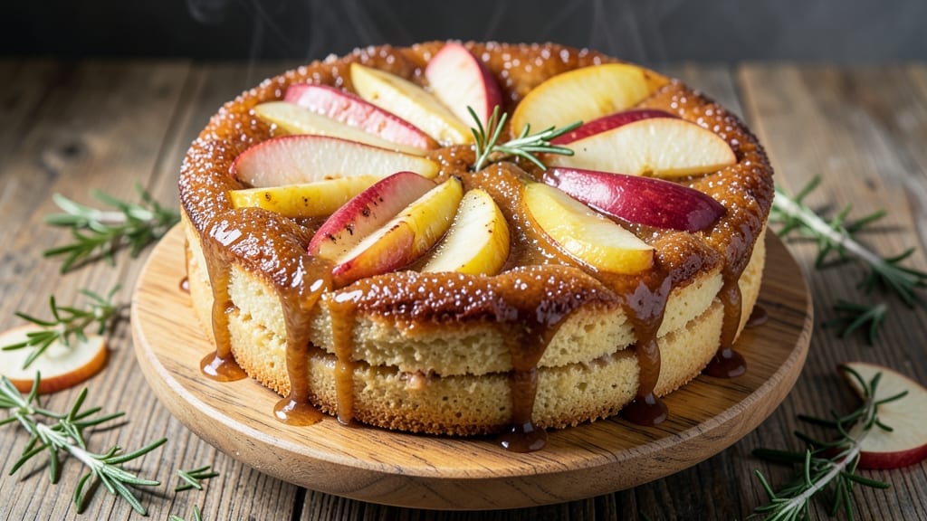 Apple and Pear Upside Down Cake Recipe: Caramelized Fruit Crown Over Soft Vanilla Layers