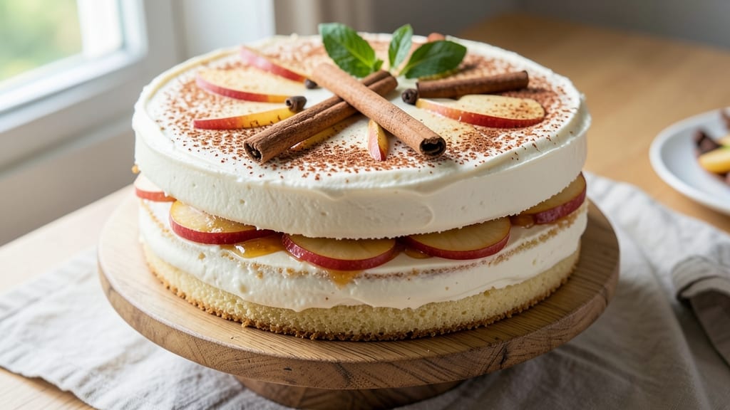 Apple Cinnamon White Cake Recipe: Warm Spice Layers With Buttery Frosting