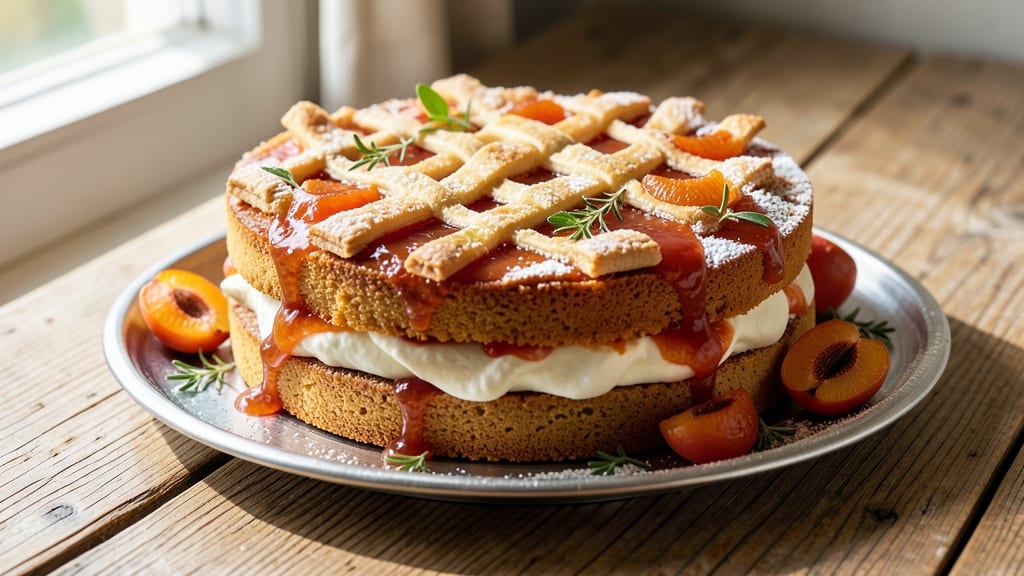 Apricot Cake Recipe Uk: Victoria Sponge with Jam-Filled Layers