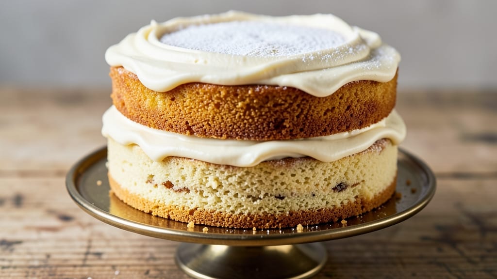 American Butter Cake Recipe: Vanilla-Soaked Layers with Buttery Frosting