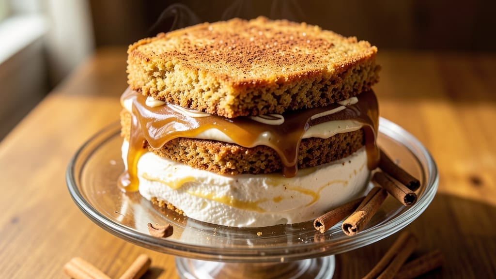 Australian Rock Cake Recipe: Crunchy Top and Gooey Caramel Layers