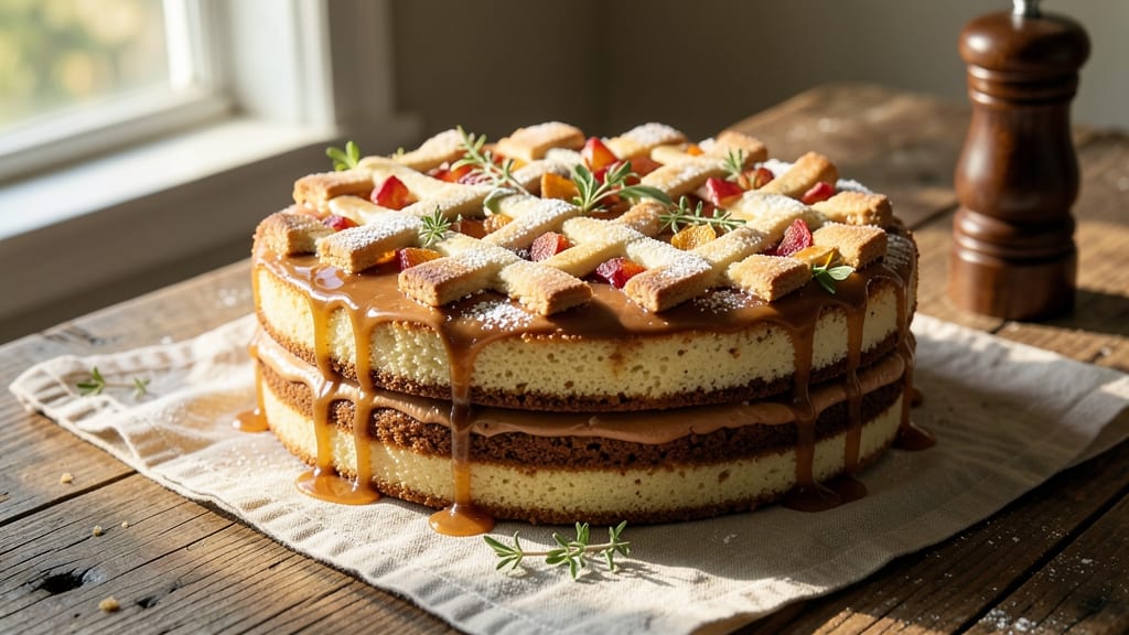 Applejack Cake Recipe: Boozy Caramel Swirl With Spiced Apple Filling