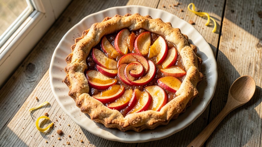 Apple Tart Cake Recipe: Warm Spiced Apple Layers With Buttery Crust