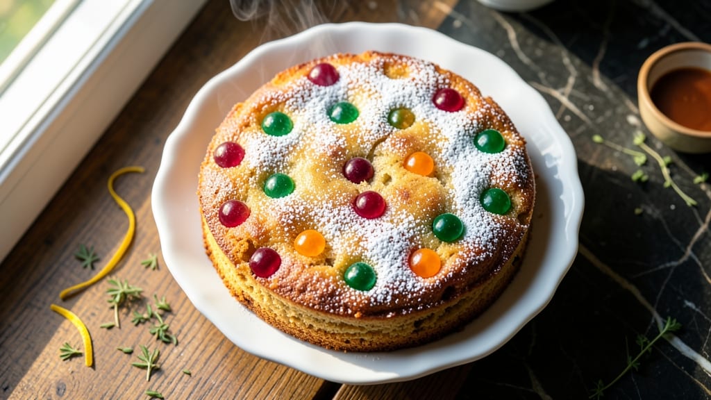 Applesauce Gumdrop Cake Recipe: Spiced Streusel Hugs Bursting Fruit Layers