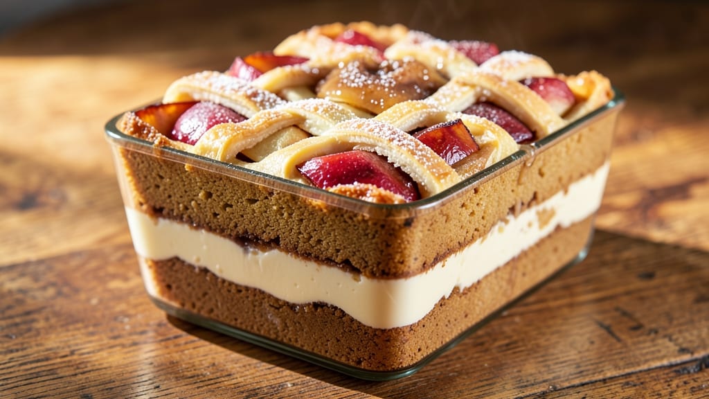 Betty Crocker's Apple Pie Cake Recipe: Spiced Streusel Hugs Moist Vanilla Layers