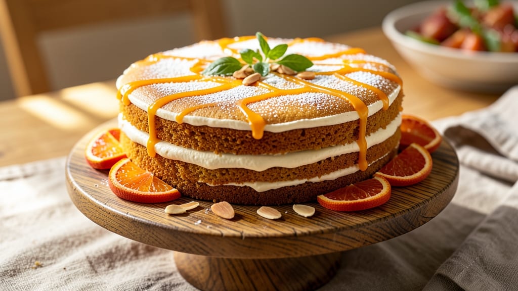 Amish Orange Cake Recipe: Warm Spice Streusel Over Bursting Citrus Layers