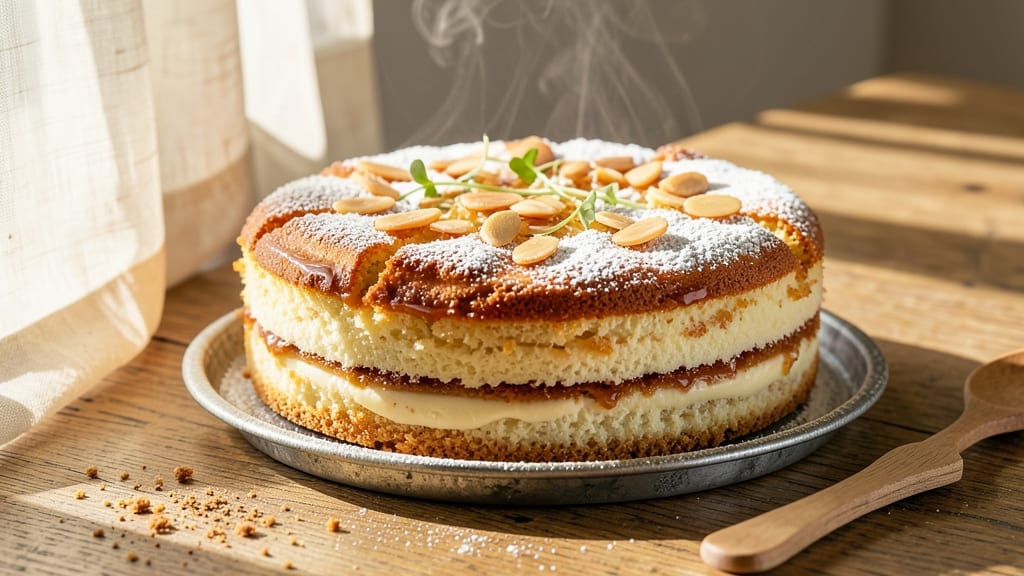 Ann Page's Spanish Bar Cake Recipe: Triple-Layered Vanilla and Orange Magic