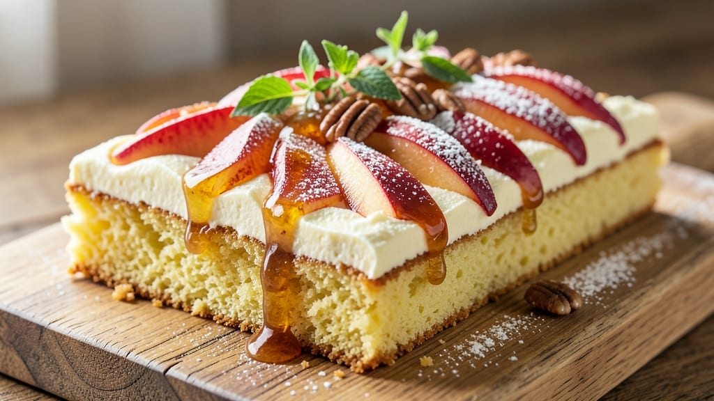 Apple Bar Recipe With Yellow Cake Mix: Caramelized Apple Streusel Hugs Vanilla Layers