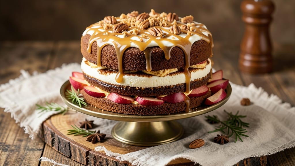 Apple Fall Harvest Cake Recipe: Spiced Apple Layers with Buttery Crumb Top