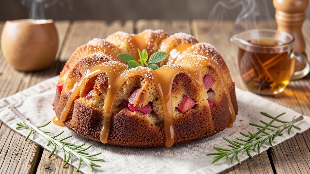 Apple Cider Mini Bundt Cakes Recipe: Spiced Caramelized Top With Moist Apple Layers