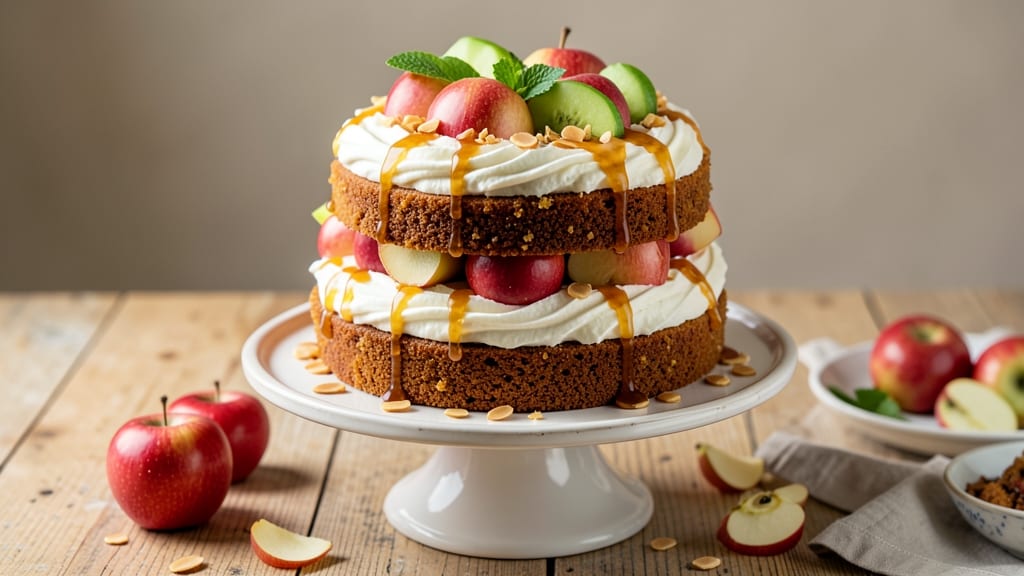 Apple Lady Apple Cake Recipe: Spiced Streusel Hugs Moist Vanilla Layers