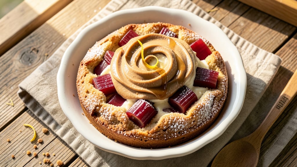 Almond Rhubarb Cake Delight Recipe: Tart-Sweet Balance in One Bite