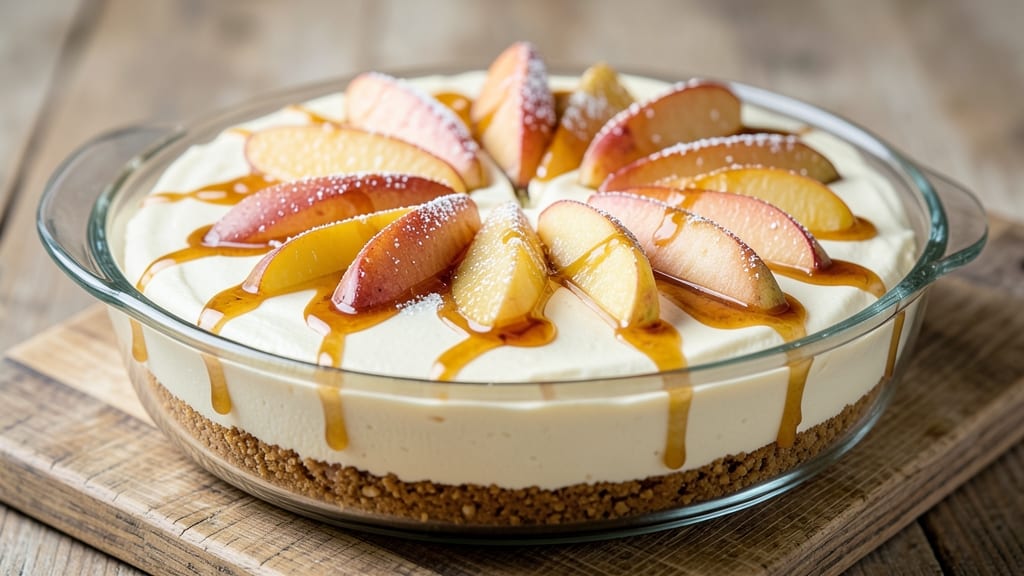 Apple Cheesecake Recipe UK: Spiced Streusel Crown Over Tart Apple Layers