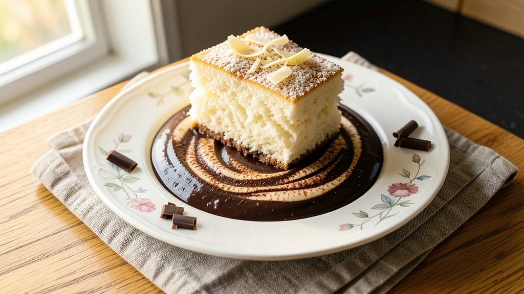 Angel Food Cake and Chocolate Pudding Recipe: Light Cloud Meets Rich Decadence